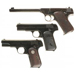 Three Colt Semi-Automatic Pistols