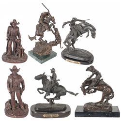 Collectors Lot of Western Theme Sculpture's