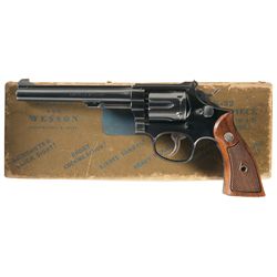 Smith & Wesson K-22 Masterpiece Pre-Model 17 Double Action Revolver with Box