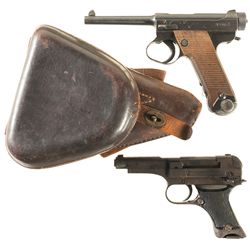 Two Japanese Semi-Automatic Pistols