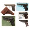 Image 1 : Five European Semi-Automatic Pistols