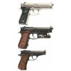 Image 2 : Three Beretta Semi-Automatic Pistols