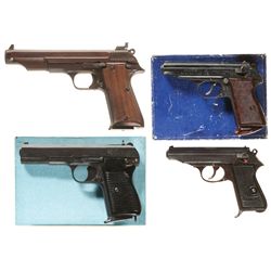 Four Semi-Automatic Pistols