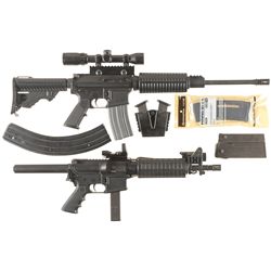 Two AR-15 Style Semi-Automatics