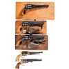 Image 1 : Five Reproduction Percussion Revolvers