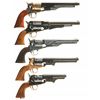 Image 2 : Five Reproduction Percussion Revolvers