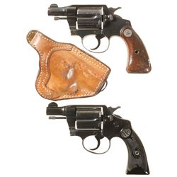 Two Colt Double Action Revolvers