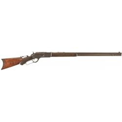 Winchester Deluxe Model 1876 Lever Action Rifle with Scarce 30 Inch Barrel
