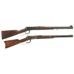 Collectors Lot of Two Winchester Lever Action Carbines
