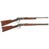 Image 1 : Two Winchester Lever Action Saddle Ring Carbines