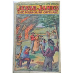 Jesse James The Missouri Outlaw Lithograph