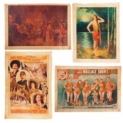 Four Canvas Art Deco Posters