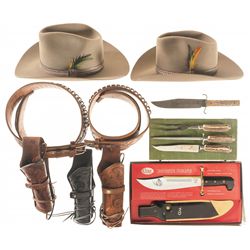 Miscellaneous Western Themed Items and Knives