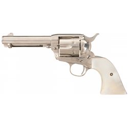 First Generation Colt Single Action Revolver with Pearl Grips
