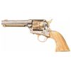 Image 1 : Engraved Colt Single Action Army Revolver with Ivory Grip