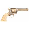 Image 2 : Engraved Colt Single Action Army Revolver with Ivory Grip