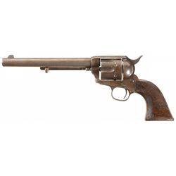 Black Powder Colt Single Action Army Revolver in 44 Rimfire with Factory Letter
