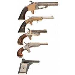 Five Single Shot Pistols