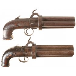 Collector's Lot of Two Pepperbox Pistols