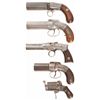 Image 2 : Five Double Action Pepperbox Revolvers