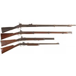 Four Percussion Long Guns