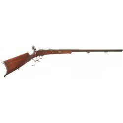 Silver Inlaid Miller & Val. Greiss Martini Target Rifle