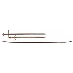 Two European Style Swords and a Bow