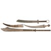 Image 1 : Three Eastern Style Edged Weapons