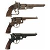 Image 1 : Collector's Lot of Three Civil War Era Percussion Revolvers