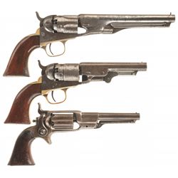 Collector's Lot of Three Colt Percussion Revolvers