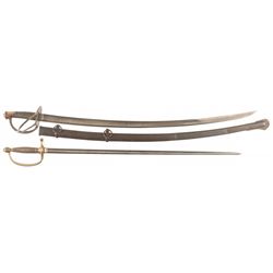 Two U.S. Ames Military Swords