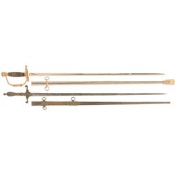 Two Swords with Scabbards