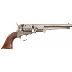 U.S. Marked Colt Model 1851 Navy Revolver with Steel Grip Straps