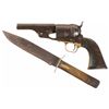 Image 2 : Colt Model 1860 Army Conversion Revolver with Knife