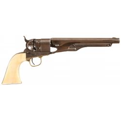 Colt Model 1860 Percussion Revolver with Bone Grip