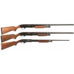 Three Slide Action Shotguns