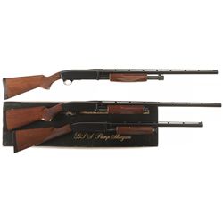 Three Browning BPS Slide Action Shotguns