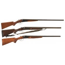 Three Side by Side Shotguns