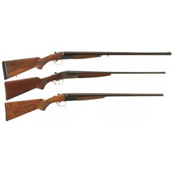 Three Side by Side Shotguns