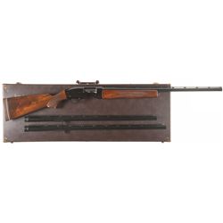 Winchester Model 50 Semi-Automatic Shotgun with Case and Two Extra Barrels