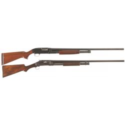 Collector's Lot of Two Winchester Slide Action Shotguns