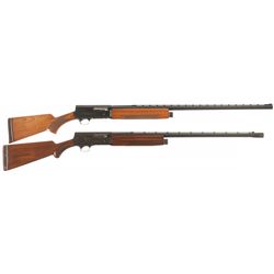 Two Browning Auto-5 Semi-Automatic Shotguns