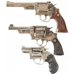 Three Double Action Revolvers