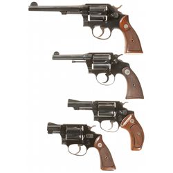 Four Double Action Revolvers