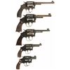 Image 2 : Five Smith & Wesson Double Action Revolvers