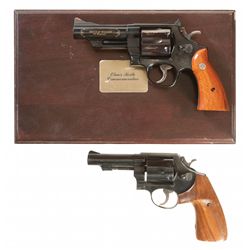 Two Smith & Wesson Double Action Revolvers
