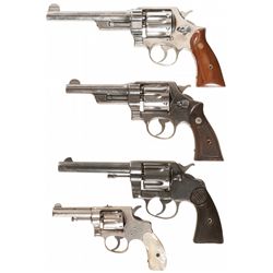 Four Double Action Revolvers
