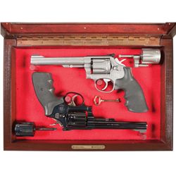 Two Cased Smith & Wesson Double Action Revolvers