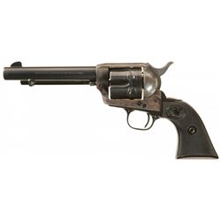 Colt Second Generation Single Action Army Revolver with Holster and a Tooled Leather Belt Rig