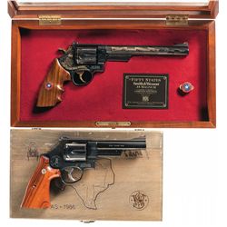 Two Cased Smith & Wesson Double Action Revolvers